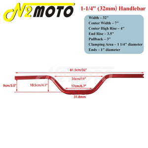 Guidon moto noir style club pour Harley-Davidson - vue 10