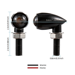 Mini clignotants LED bullet pour Harley Dyna Softail Sportster - vue 5