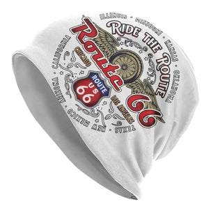 Bonnet tricoté biker Route 66 pour l'hiver - vue 15