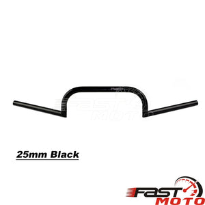 Guidon clubman noir mat pour moto café racer - vue 7