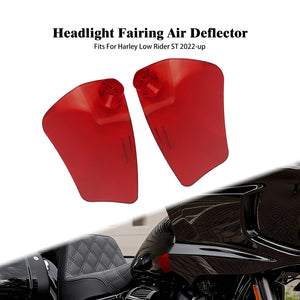 Déflecteurs d'air latéraux colorés pour phare de Harley-Davidson Low Rider ST - vue 8