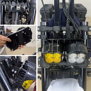 Support de feux additionnels pour Harley Fat Bob - vue 6