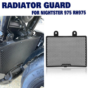 Grille de Protection Radiateur Aluminium Noire - Harley-Davidson Nightster 975 / RH975 2022-2024 – photo 1/8