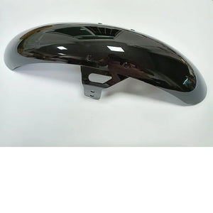 Garde-boue avant en métal noir brillant pour Harley-Davidson Dyna - vue 2