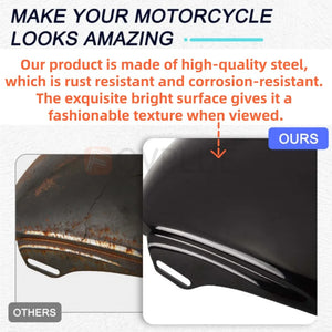 Cache de batterie acier pour Harley Sportster - vue 4