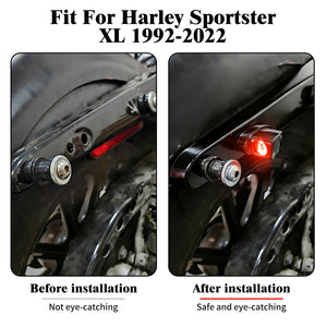 Mini clignotant arrière LED ambré pour Harley-Davidson Sportster - vue 3