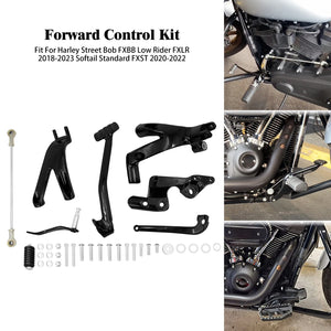 Kit de repose-pieds à commandes avancées pour Harley Softail Low Rider, Street Bob et Standard 2018-2025 – photo 7/7
