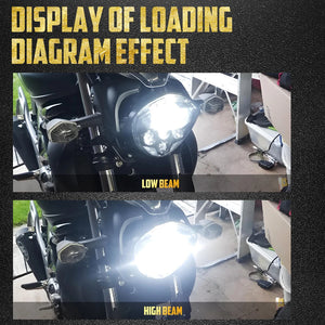 Phare Avant LED Rond 7'' Feux de Route/Croisement - Universel Harley-Davidson Touring, Dyna, Softail, Sportster – photo 5/8