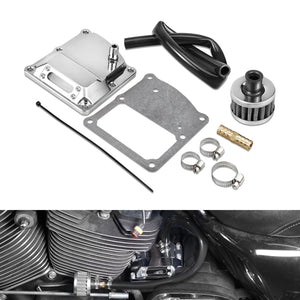 Couvercle supérieur de boîte de vitesse à hublot pour Harley Touring, Softail et Trike - vue 9