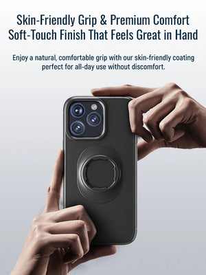 Coque antichoc pour iPhone avec verrouillage type Quad-Lock, compatible support moto, vélo et voiture - vue 5