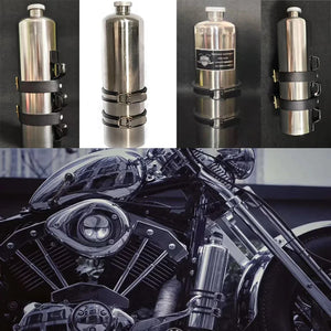 Petit réservoir d'essence en inox de style café racer - vue 1