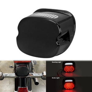 Feu arrière LED avec éclairage de plaque pour Harley Dyna Touring Sportster - vue 2