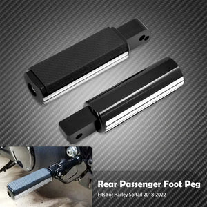 Repose-pieds passager antidérapants (floorboard) - Harley Softail Fat Boy Slim, Deluxe 2018-2025 – photo 8/9