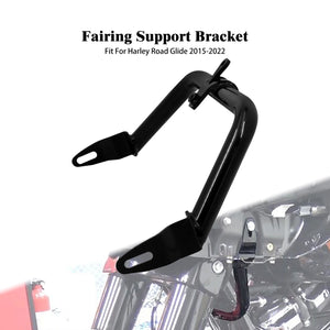 Support de carénage noir brillant pour Harley-Davidson Road Glide - vue 1