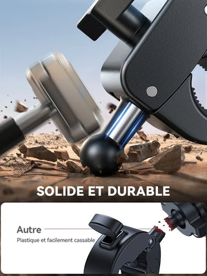 Support téléphone moto anti-vibration Joyroom – fixation guidon sécurisée - vue 4