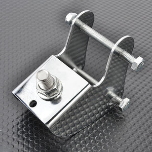 Support inférieur de phare chromé pour Harley - vue 1