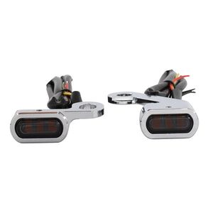 Mini clignotants avant LED pour Harley Touring Softail - vue 8