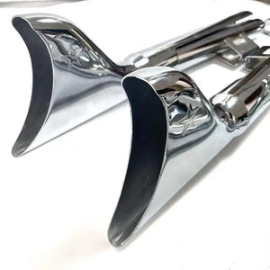 Ligne d'échappement queue de poisson pour Harley Softail - vue 5