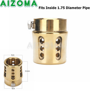 Embouts d'échappement laiton universels 1,75/2/2,25/2,5 po pour Harley-Davidson Chopper, Bobber et Sportster – photo 13/15