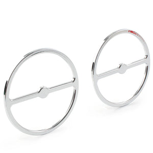Anneaux de finition chromés pour grilles de haut-parleurs d'origine Harley-Davidson Electra, Tri et Street Glide 1996-2013 - vue 5