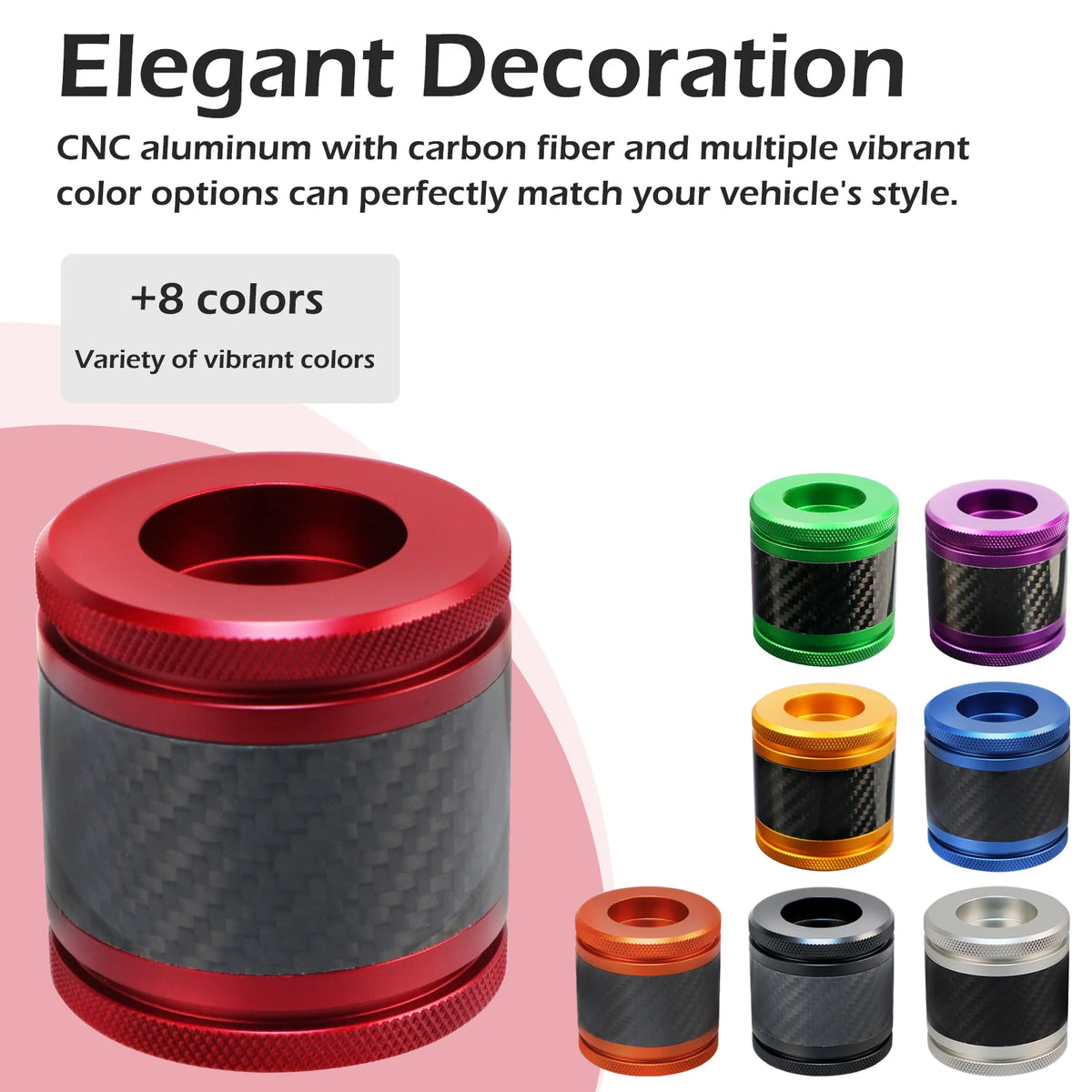 Embouts colorés de barre de protection moteur en aluminium - vue 2