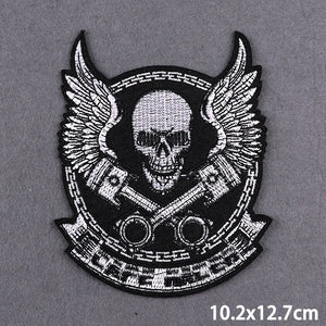 Écusson brodé Live To Ride motard punk à coudre ou repasser sur veste - vue 22