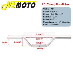 Guidon T-bar noir style club pour Harley Softail - vue 8