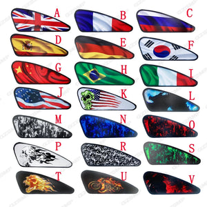 Autocollant décoratif drapeau sur réservoir de Harley Sportster - vue 1