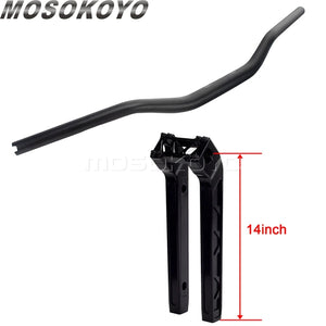 Risers pullback et guidon pour Harley Dyna Sportster Softail - vue 28