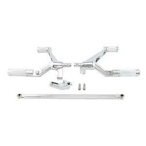 Kit complet commandes avancées, repose-pieds, leviers et biellettes pour Harley-Davidson Night Rod VRSC Special 2007-2017, V-Rod Muscle 2002-2017 – photo 9/12