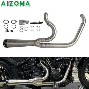 Système d'échappement complet 2-en-1 pour Harley-Davidson Softail Low Rider, FXLRST, FXLR/FXLRS et FXST 2018-2025 – photo 8/10