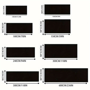 Tapis de garage motif avertissement jaune/noir antidérapant – photo 4/6
