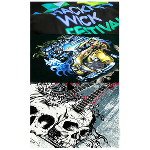 T-shirt Biker Rétro Pin-Up Route 66, Body Shop Chopper - vue 2