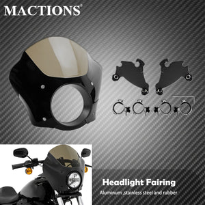Carénage Phare Gauntlet avec Fixation Trigger Lock 39/49mm - Harley-Davidson Sportster XL – photo 1/8