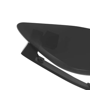 Aile latérale déflectrice noire montée sur le pare-brise d'une Harley-Davidson Touring - vue 4
