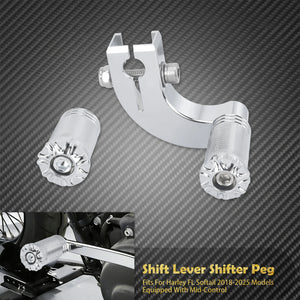 Levier de Sélecteur Talon-Pointe avec Cale-Pied - Harley-Davidson Softail (Commandes Centrales) 2018 et plus récent – photo 14/17