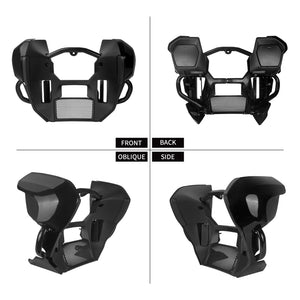Kit de carénages bas et sabot moteur noir pour Harley-Davidson Touring - vue 3