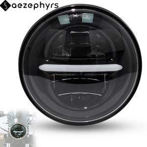 Phare LED 5,75 pouces pour Harley Sportster Dyna Softail - vue 1