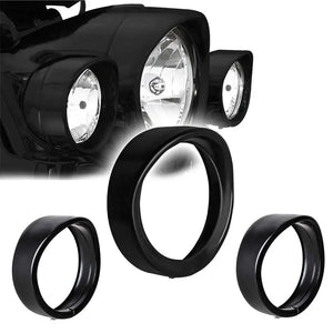 Cerclage visière de phare pour Harley Touring - vue 3