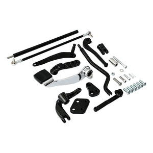 Kit commandes avancées standard en aluminium et acier pour Harley-Davidson Dyna Street Bob, Low Rider, Super Glide FXDB 2006-2017 – photo 4/6