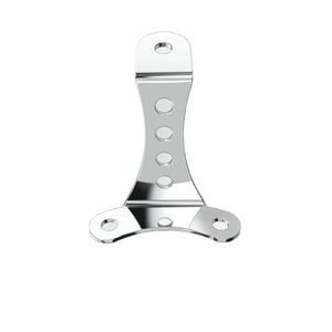Support de phare bas chromé pour Harley Sportster et Big Twin - vue 2