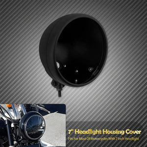Coque de Phare Rond 7'' à Fixation Basse (Bucket) - Universel Harley-Davidson Softail, Sportster, Touring – photo 8/8