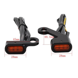 Mini clignotants avant LED pour Harley Touring Softail - vue 9