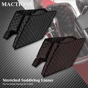 Doublures de Sacoches Étirées pour Harley Touring Electra Street Glide Road King 2014-2023 - vue 1