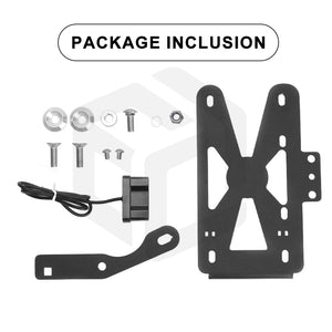 Support de plaque d'immatriculation arrière avec feu LED pour Harley Sportster S RH1250 - vue 6