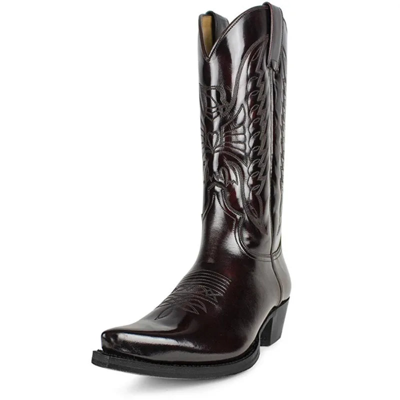 Bottes Western Cowboy Brodées Homme et Femme - vue 2