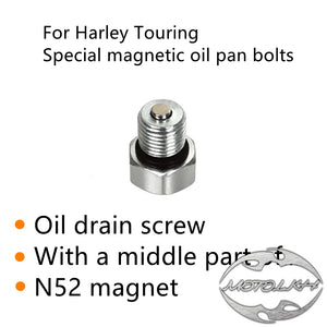 Bouchon de vidange magnétique pour Harley Touring - vue 3