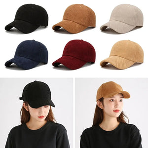 Casquette baseball velours côtelé - vue - vue 2