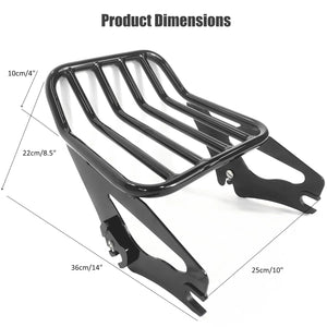 Porte-Bagages 2-Up Amovible pour Harley-Davidson Touring 2009-2023 - vue 4