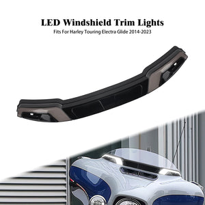 Garniture de pare-brise lumineuse LED, veilleuse et clignotant, Harley Touring 2014-2025 - vue 8
